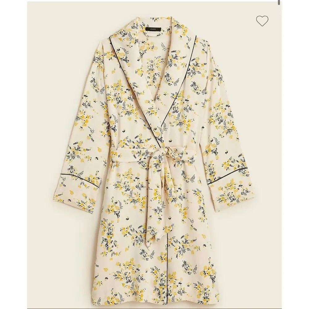 J crew Easy-luxe eco robe in budding floral